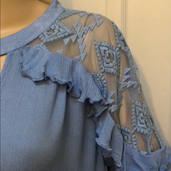 BLUE TUNIC TOP - Picture 5 of 8